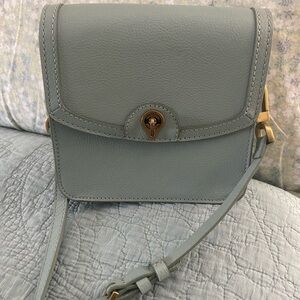 NWOT Fossil Ainsley handbag in sea glass